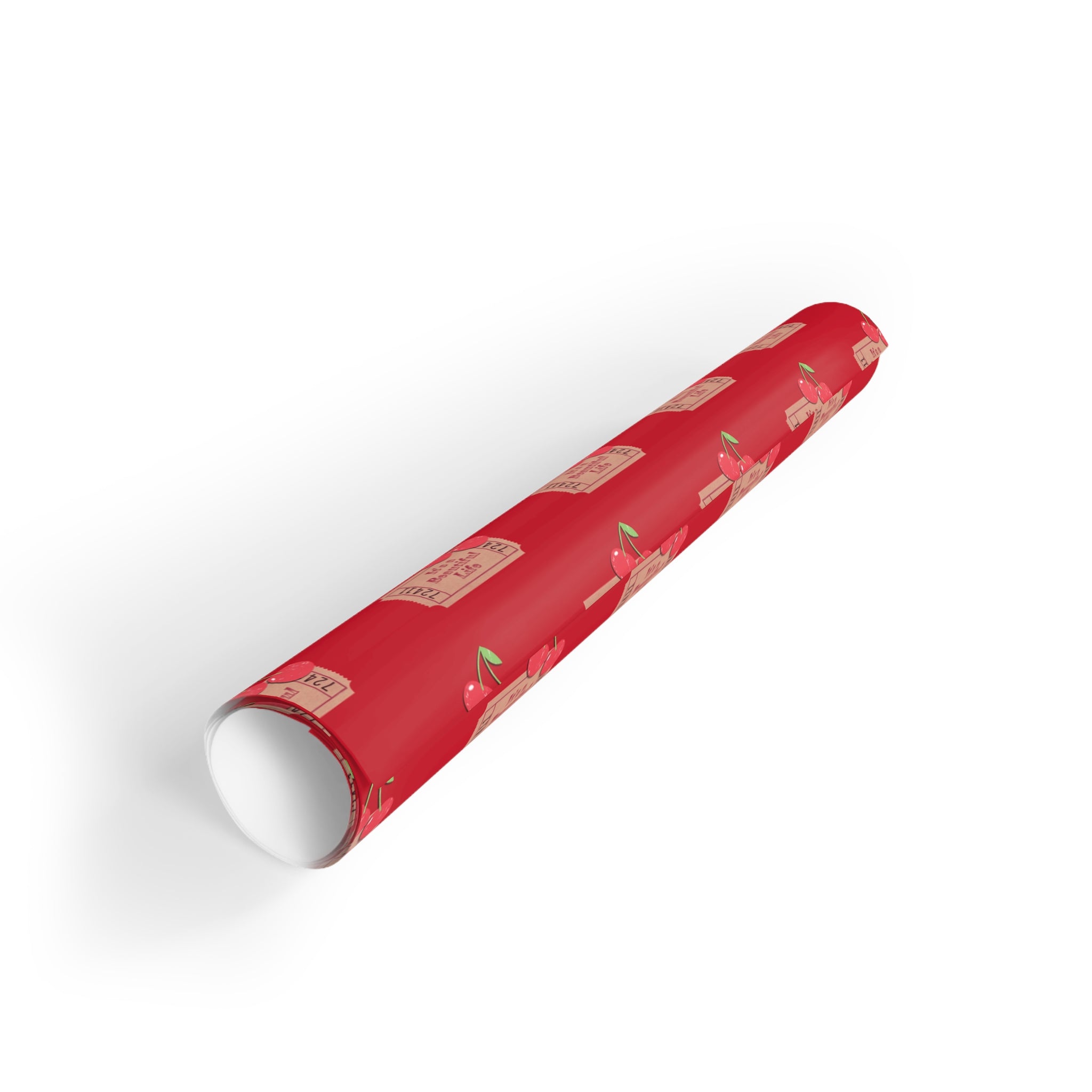 Christmas Gift Wrap Roll — Red "To/From" Holiday Wrapping Paper
