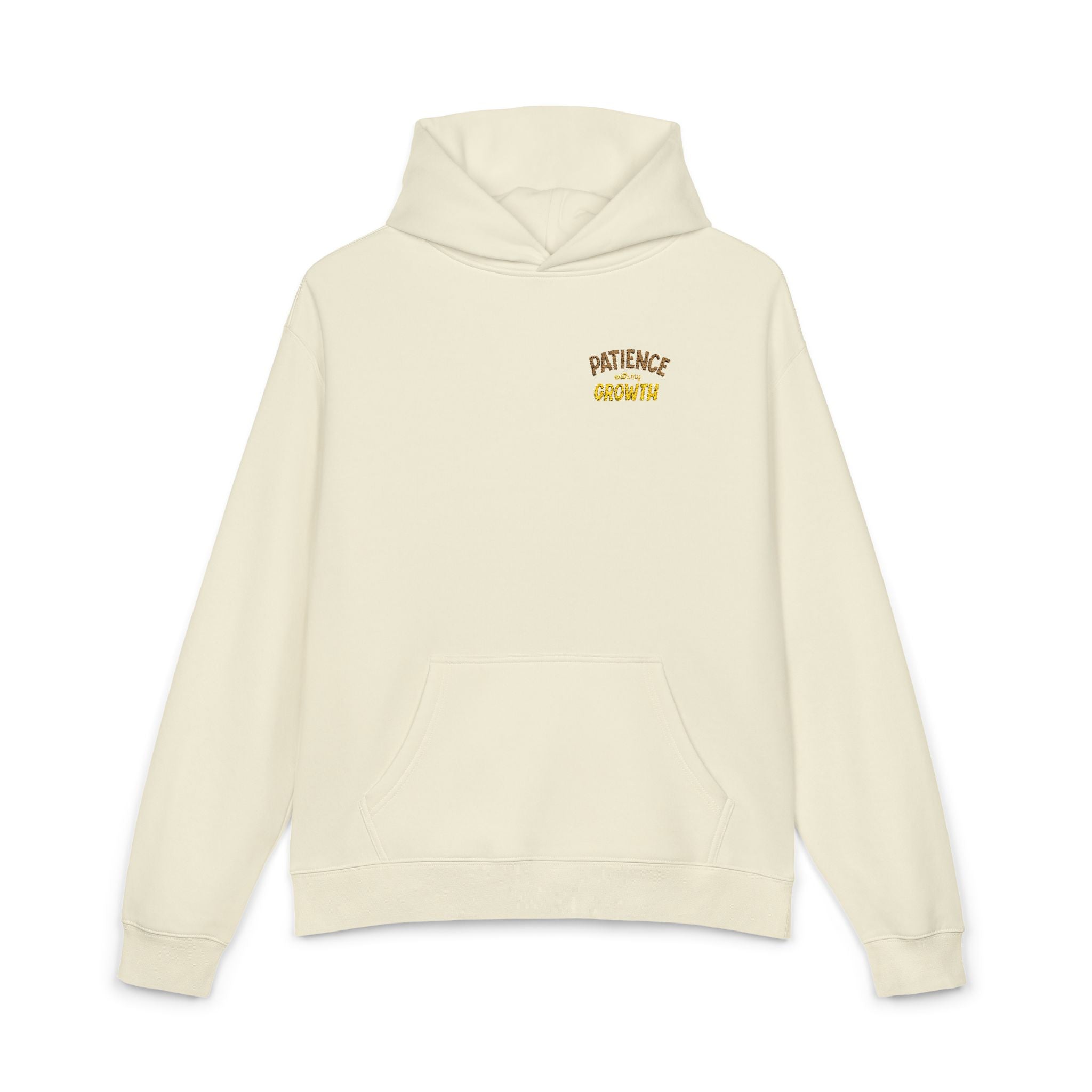 Cozy Brown "Relaxed Hoodie" Chest Logo Hoodie