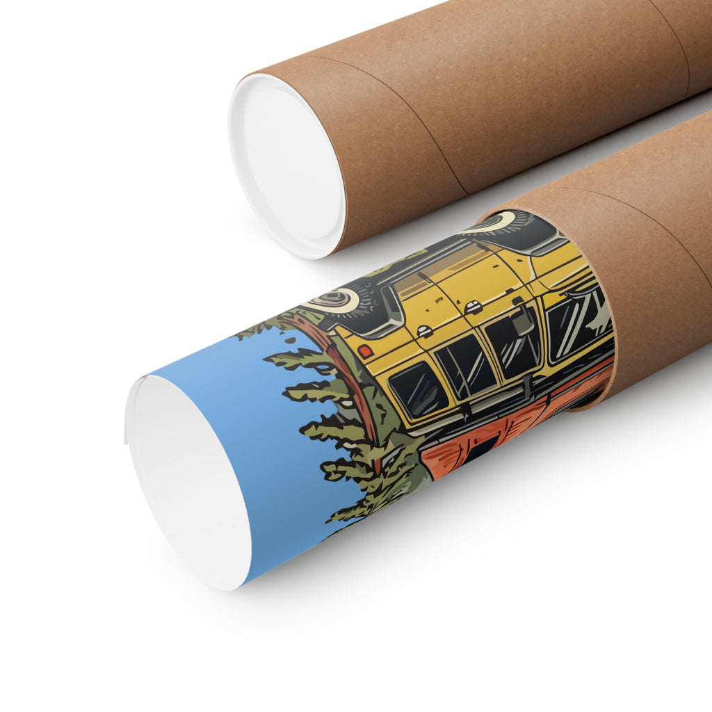 Adventure Poster — "Step Into Nature, Step Into Freedom" Matte Vertical Travel Print