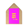 Postcards (7 pcs) — Bright Pink & Yellow “Hi!” Greeting Card Set
