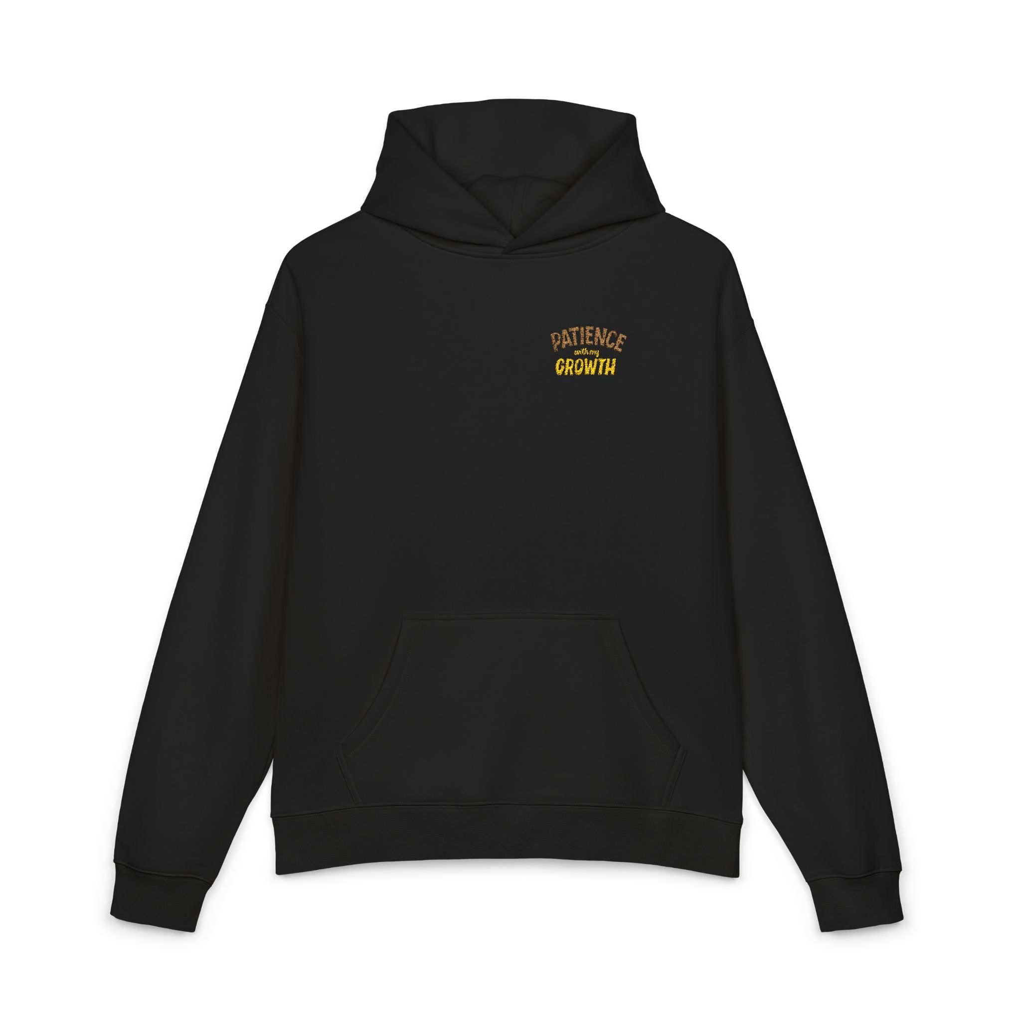Cozy Brown "Relaxed Hoodie" Chest Logo Hoodie
