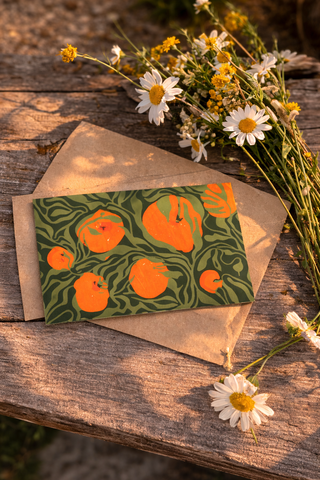 Orange Blossom Fine Art Postcard Set — Botanical Citrus Illustration Cards