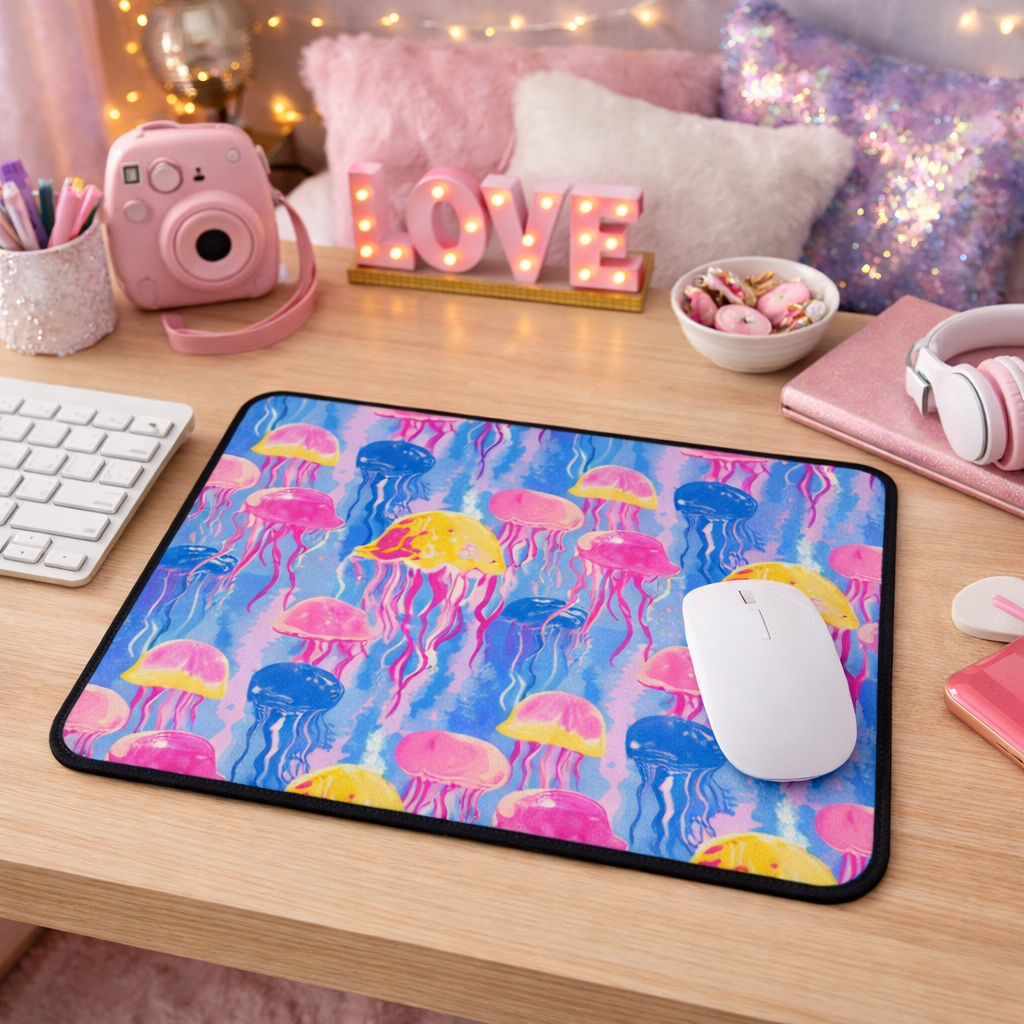 Jellyfish Waters Non-Slip Gaming Mouse Pad