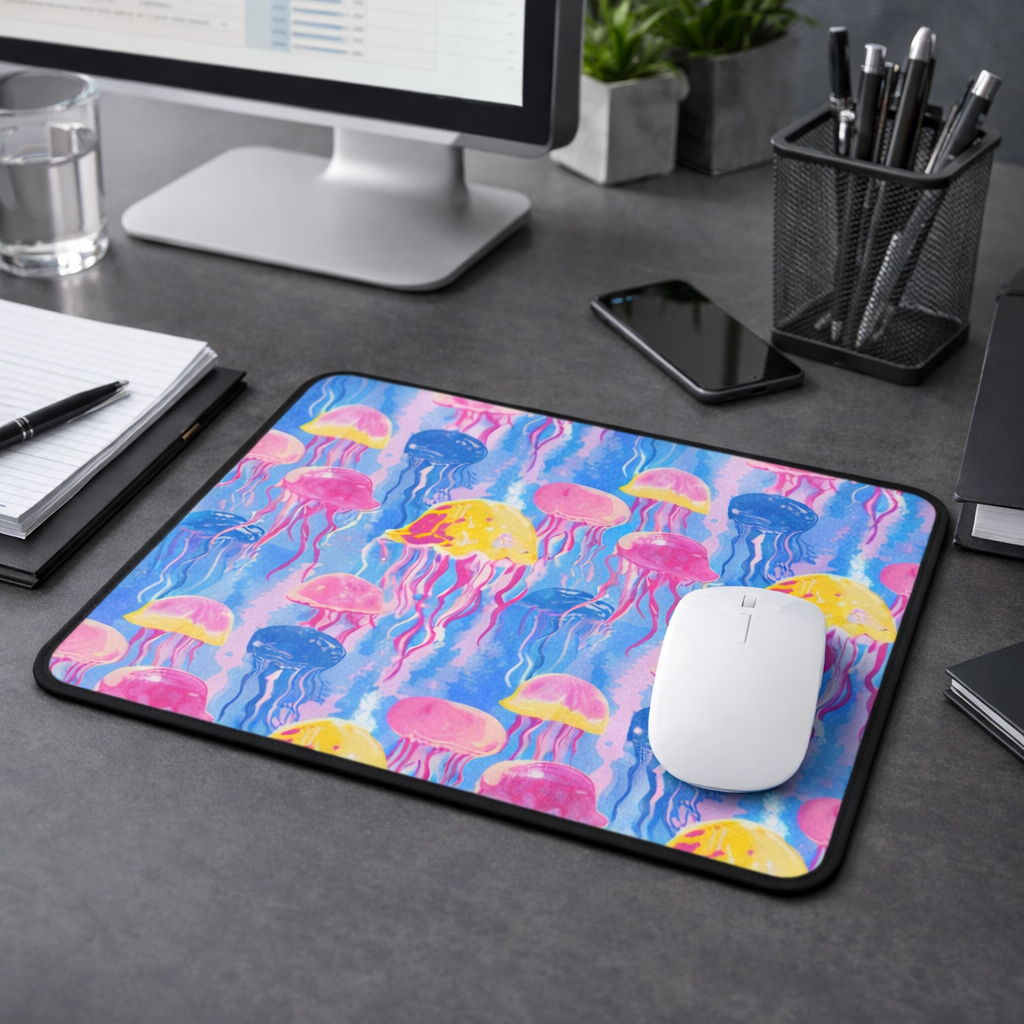 Jellyfish Waters Non-Slip Gaming Mouse Pad