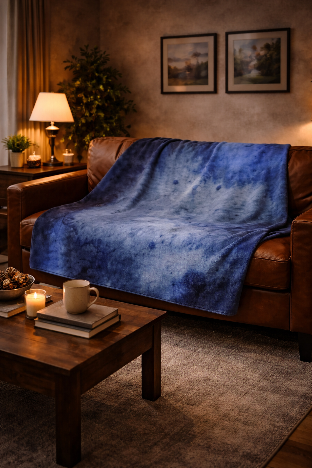 Coffee Vibes Sherpa Blanket — Cozy Retro Colorful Coffee Lover Throw