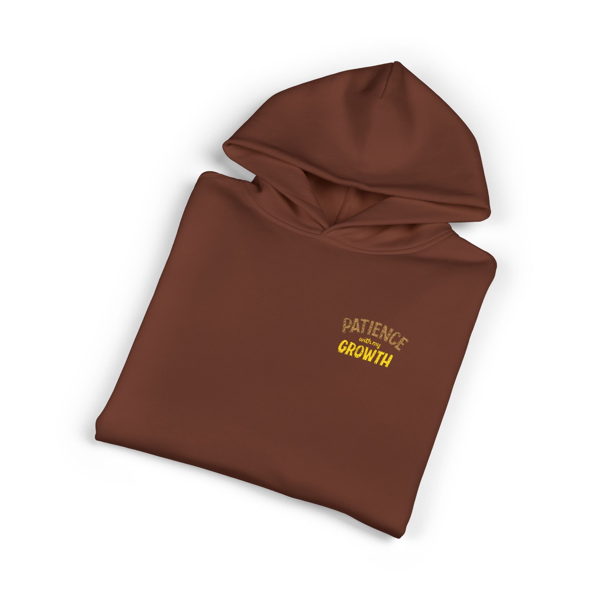 Cozy Brown "Relaxed Hoodie" Chest Logo Hoodie