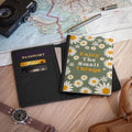 Passport Cover — 'Enjoy The Small Things' Floral Daisy Travel Passport Holder