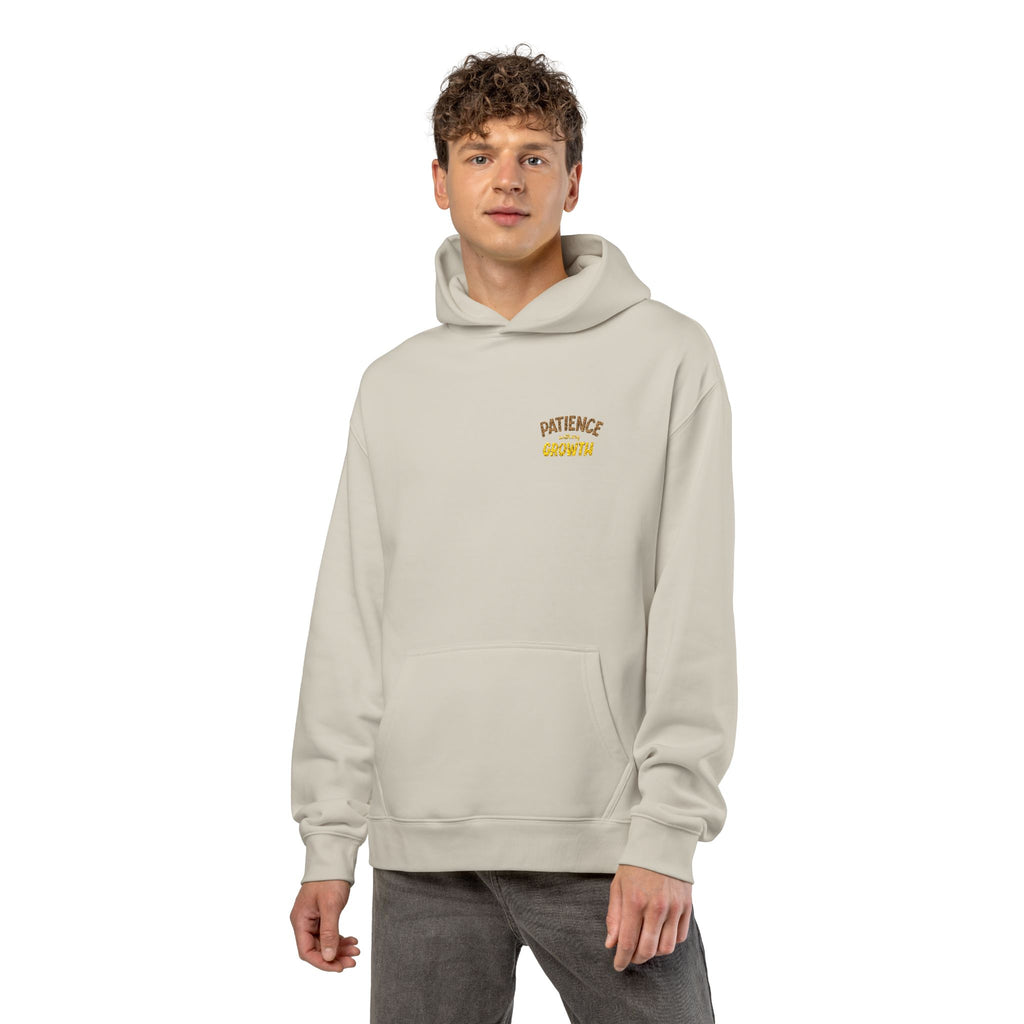 Cozy Brown "Relaxed Hoodie" Chest Logo Hoodie