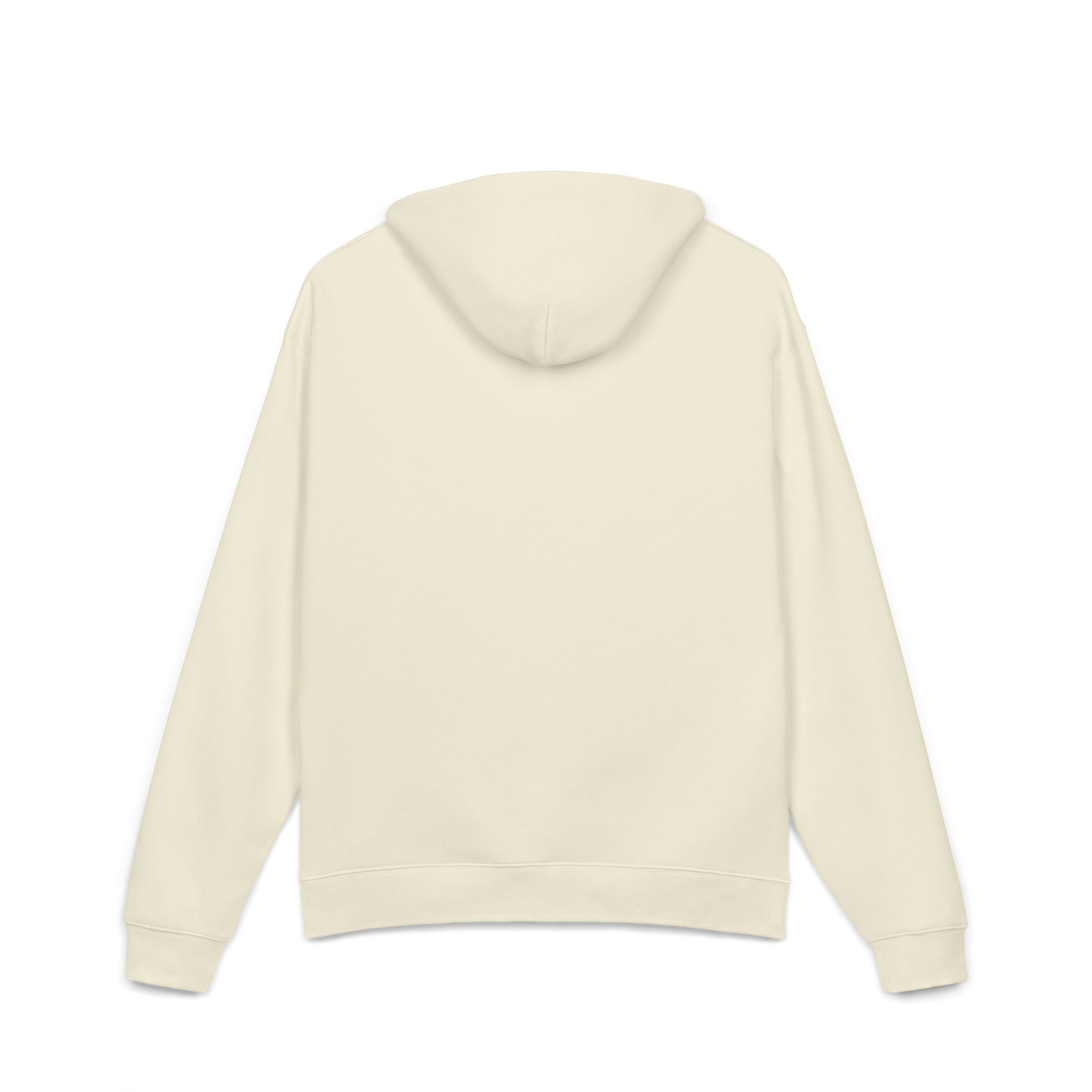 Relaxed Hoodie — Cozy Brown Floral Script Logo Pullover