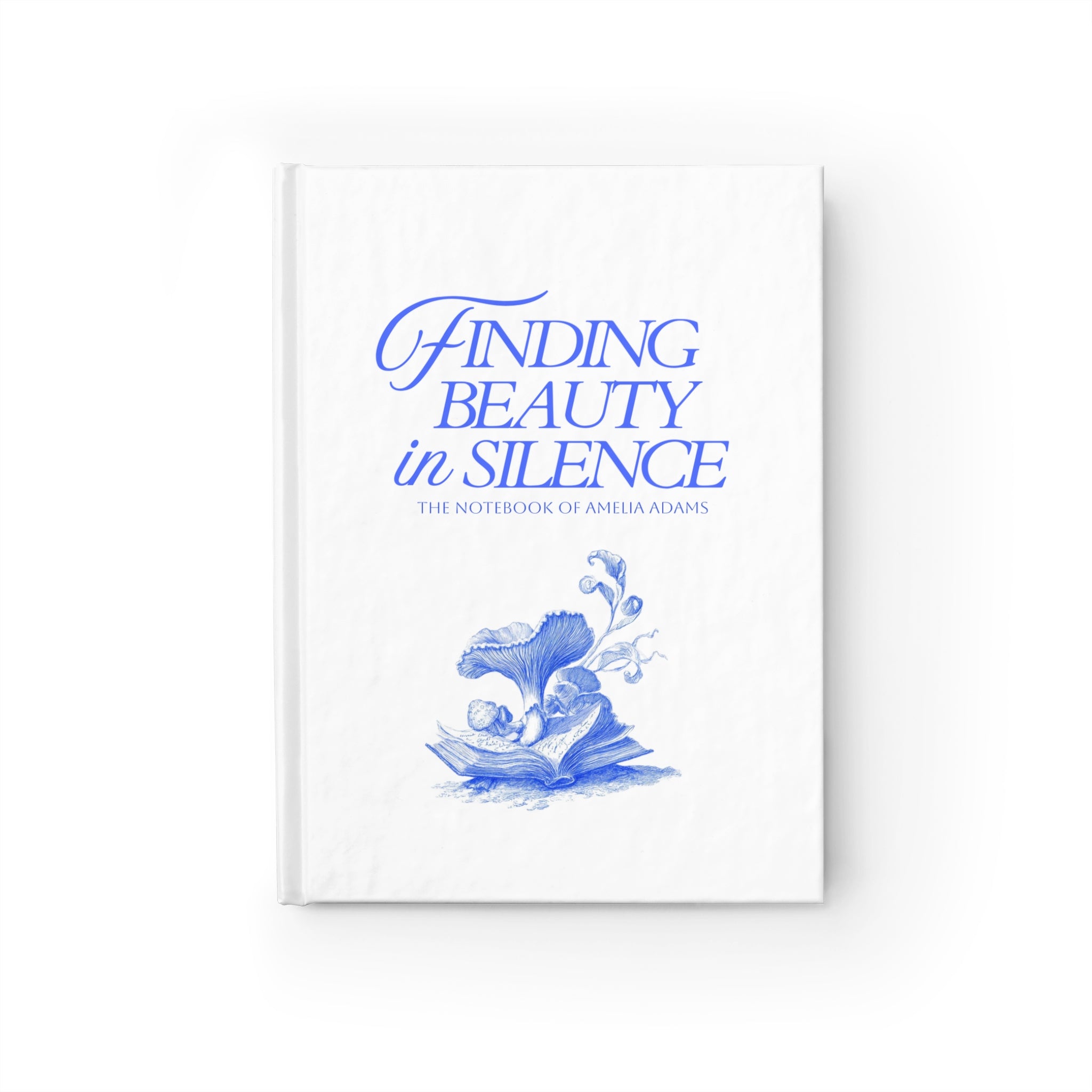 Finding Beauty in Silence Journal — Floral Vintage Prayer & Reflection Notebook