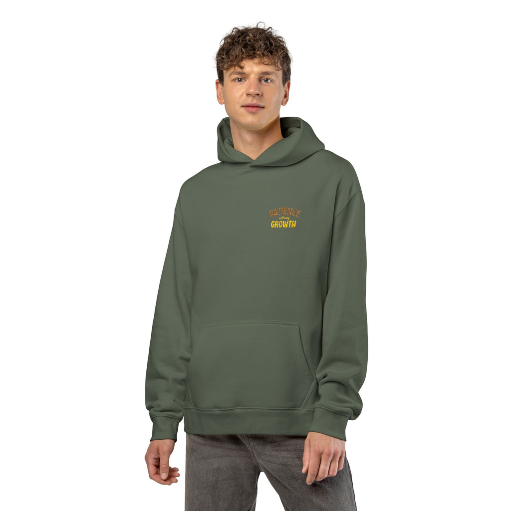 Cozy Brown "Relaxed Hoodie" Chest Logo Hoodie