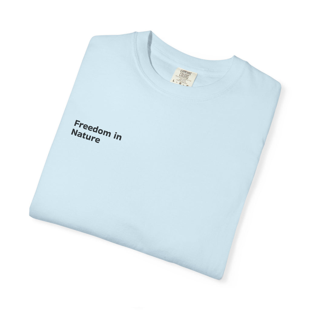 Adventure Tee — "Step Into Nature / Step Into Freedom" Graphic T-Shirt