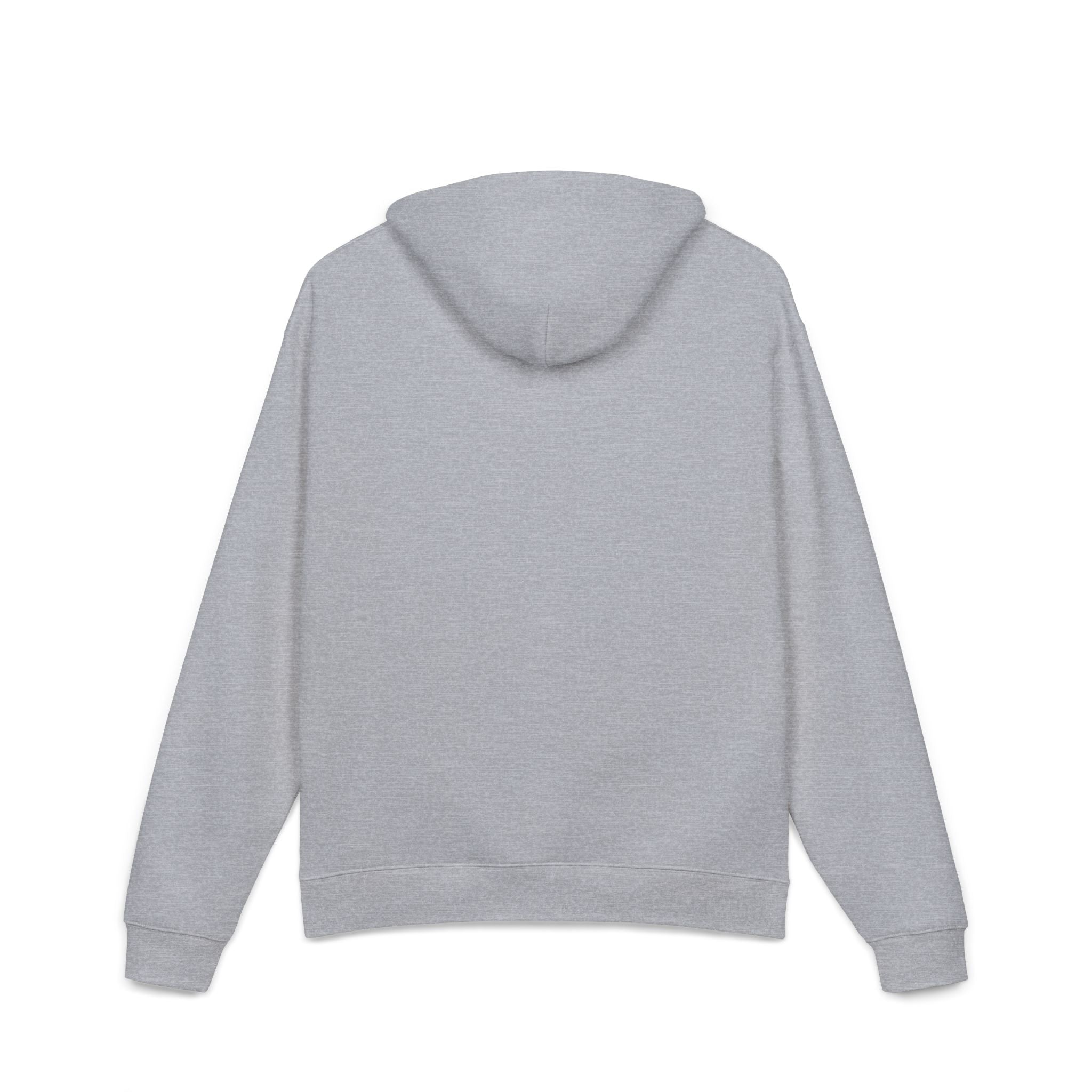 Relaxed Hoodie — Cozy Brown Floral Script Logo Pullover