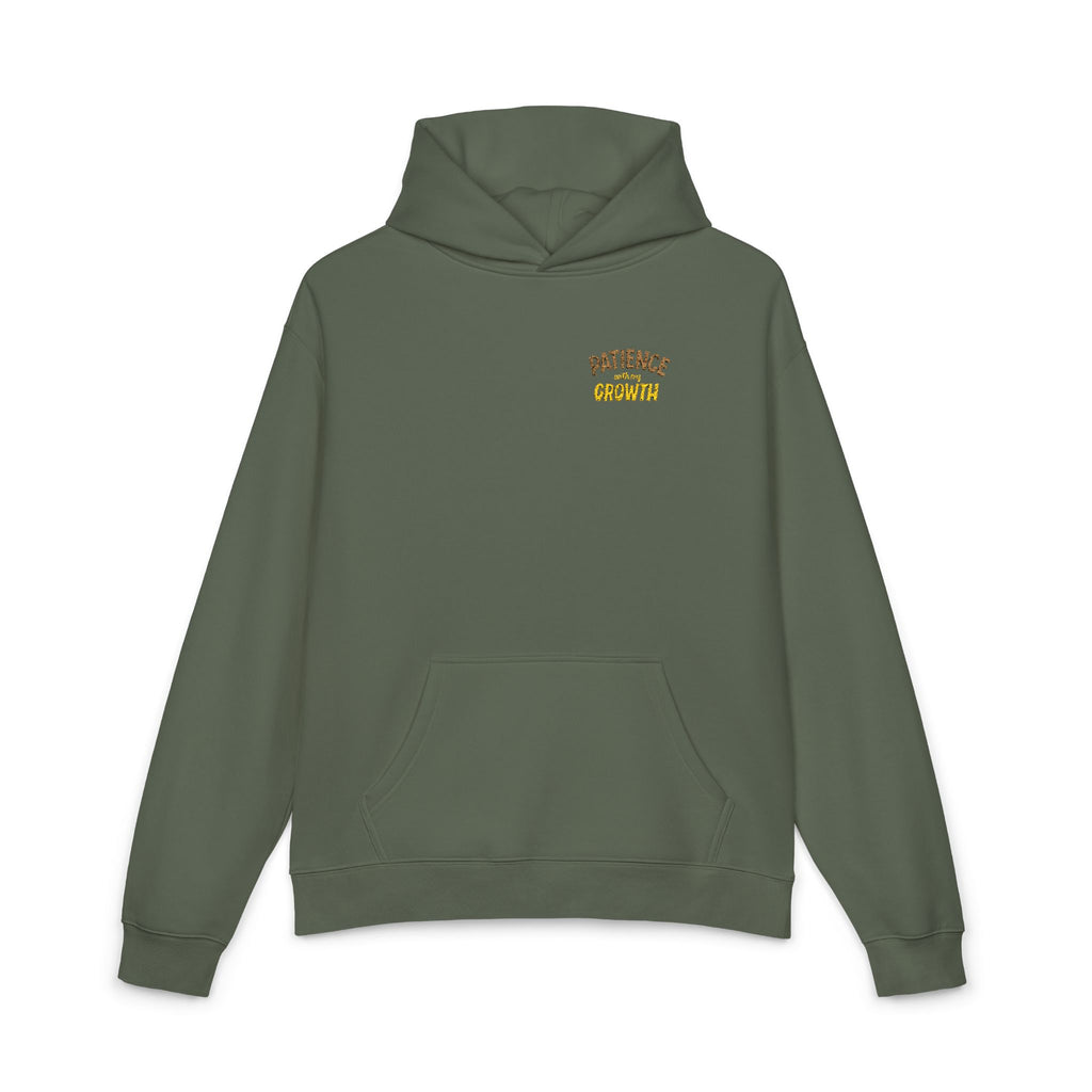 Cozy Brown "Relaxed Hoodie" Chest Logo Hoodie
